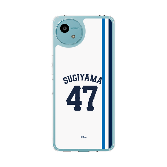 スリムプロテクションケース［ 埼玉西武ライオンズ- #47 SUGIYAMA - ホーム ］