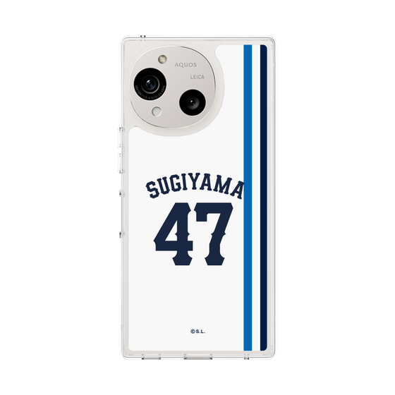スリムプロテクションケース［ 埼玉西武ライオンズ- #47 SUGIYAMA - ホーム ］