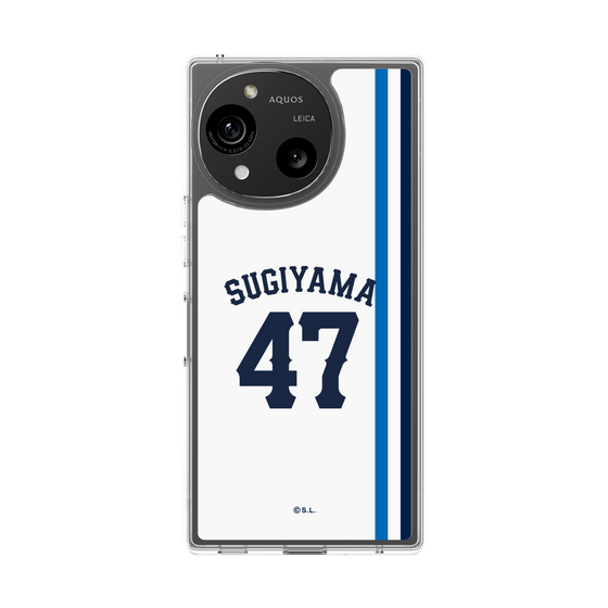スリムプロテクションケース［ 埼玉西武ライオンズ- #47 SUGIYAMA - ホーム ］