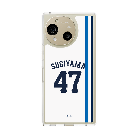 スリムプロテクションケース［ 埼玉西武ライオンズ- #47 SUGIYAMA - ホーム ］