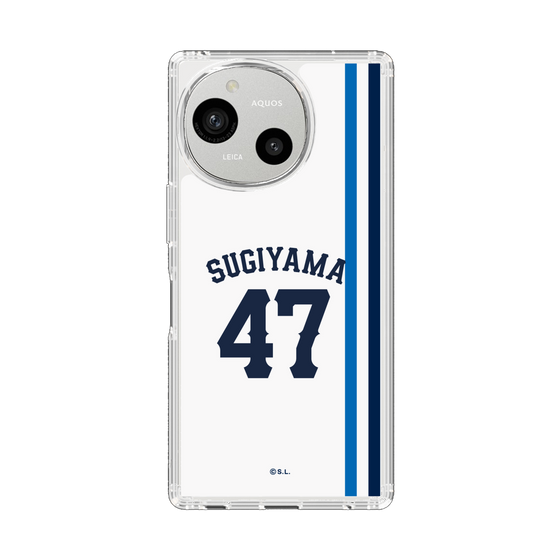 スリムプロテクションケース［ 埼玉西武ライオンズ- #47 SUGIYAMA - ホーム ］