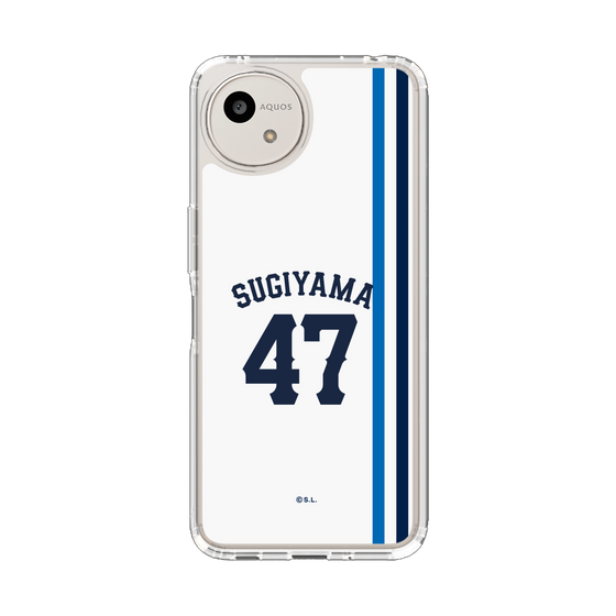 スリムプロテクションケース［ 埼玉西武ライオンズ- #47 SUGIYAMA - ホーム ］