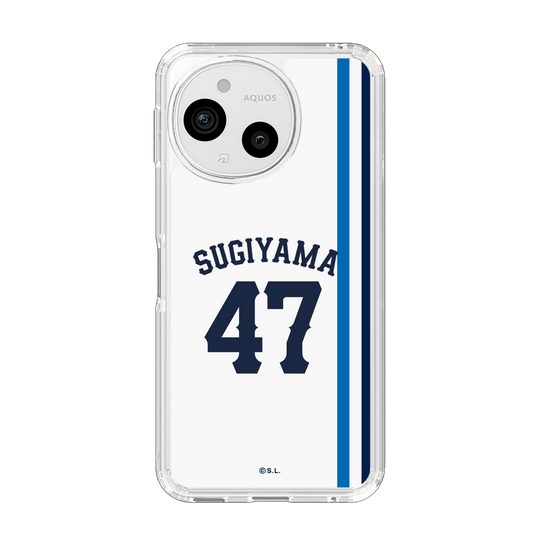 スリムプロテクションケース［ 埼玉西武ライオンズ- #47 SUGIYAMA - ホーム ］