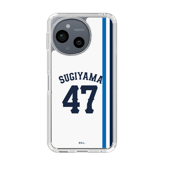 スリムプロテクションケース［ 埼玉西武ライオンズ- #47 SUGIYAMA - ホーム ］