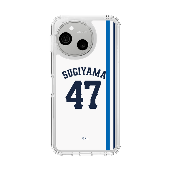 スリムプロテクションケース［ 埼玉西武ライオンズ- #47 SUGIYAMA - ホーム ］