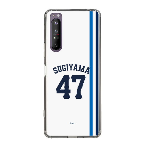 スリムプロテクションケース［ 埼玉西武ライオンズ- #47 SUGIYAMA - ホーム ］
