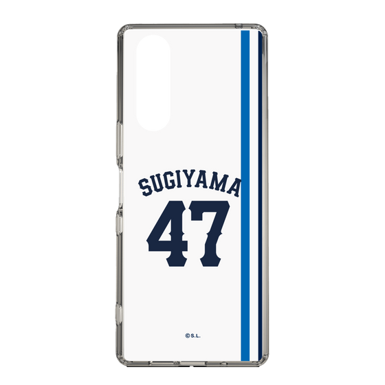 スリムプロテクションケース［ 埼玉西武ライオンズ- #47 SUGIYAMA - ホーム ］