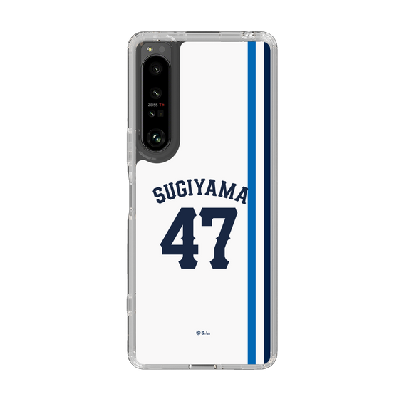 スリムプロテクションケース［ 埼玉西武ライオンズ- #47 SUGIYAMA - ホーム ］