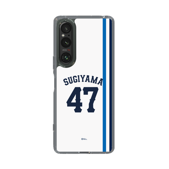 スリムプロテクションケース［ 埼玉西武ライオンズ- #47 SUGIYAMA - ホーム ］