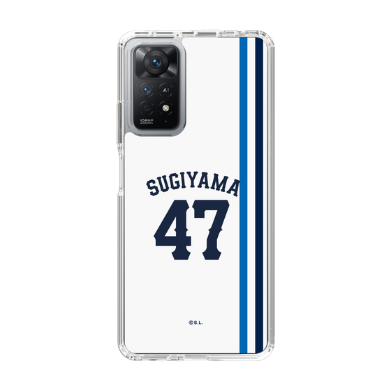 スリムプロテクションケース［ 埼玉西武ライオンズ- #47 SUGIYAMA - ホーム ］