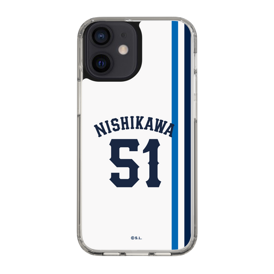スリムプロテクションケース［ 埼玉西武ライオンズ- #51 NISHIKAWA - ホーム ］