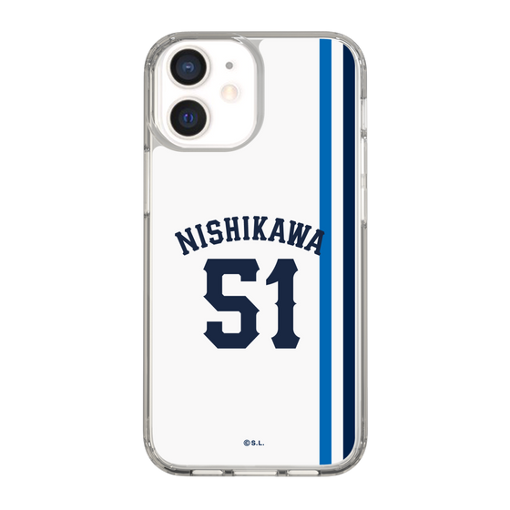 スリムプロテクションケース［ 埼玉西武ライオンズ- #51 NISHIKAWA - ホーム ］