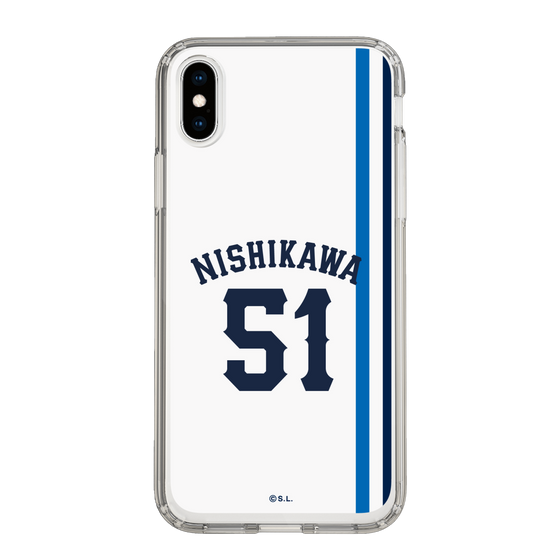 スリムプロテクションケース［ 埼玉西武ライオンズ- #51 NISHIKAWA - ホーム ］