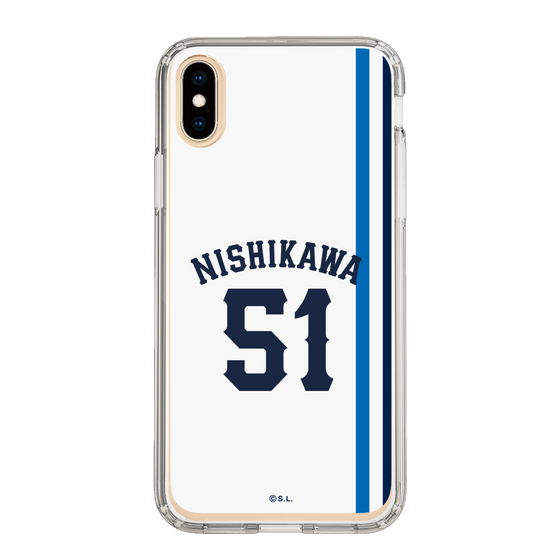 スリムプロテクションケース［ 埼玉西武ライオンズ- #51 NISHIKAWA - ホーム ］