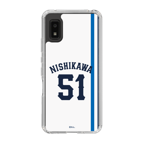 スリムプロテクションケース［ 埼玉西武ライオンズ- #51 NISHIKAWA - ホーム ］