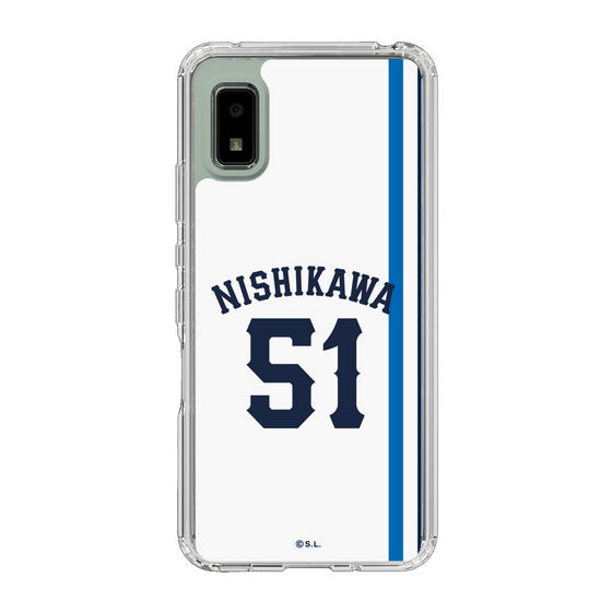 スリムプロテクションケース［ 埼玉西武ライオンズ- #51 NISHIKAWA - ホーム ］