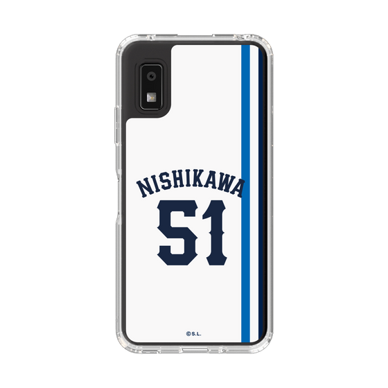 スリムプロテクションケース［ 埼玉西武ライオンズ- #51 NISHIKAWA - ホーム ］