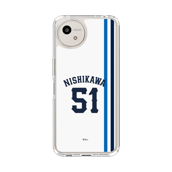 スリムプロテクションケース［ 埼玉西武ライオンズ- #51 NISHIKAWA - ホーム ］