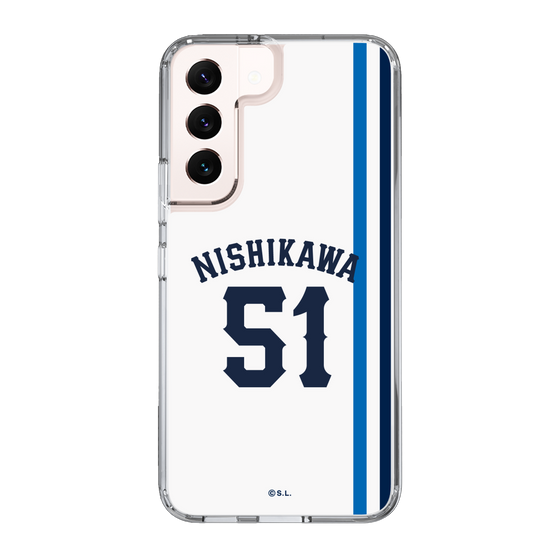 スリムプロテクションケース［ 埼玉西武ライオンズ- #51 NISHIKAWA - ホーム ］