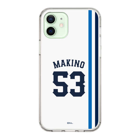 スリムプロテクションケース［ 埼玉西武ライオンズ- #53 MAKINO - ホーム ］