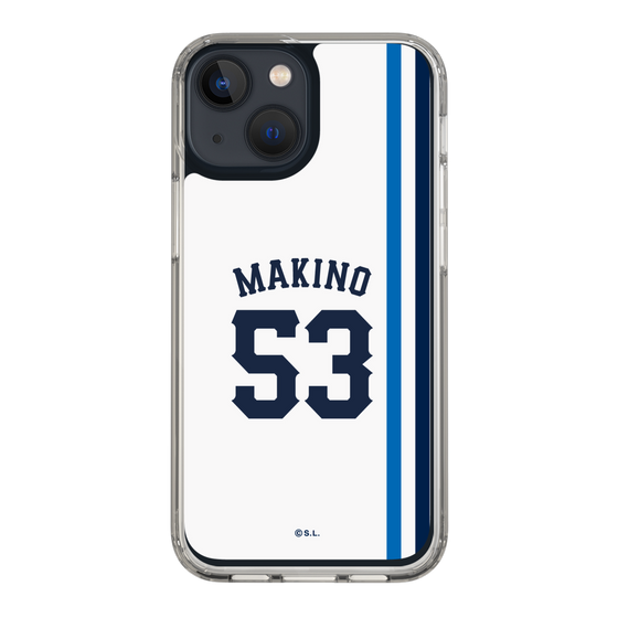 スリムプロテクションケース［ 埼玉西武ライオンズ- #53 MAKINO - ホーム ］