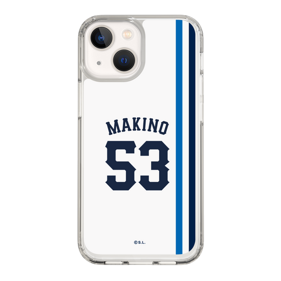 スリムプロテクションケース［ 埼玉西武ライオンズ- #53 MAKINO - ホーム ］