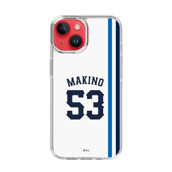 スリムプロテクションケース［ 埼玉西武ライオンズ- #53 MAKINO - ホーム ］