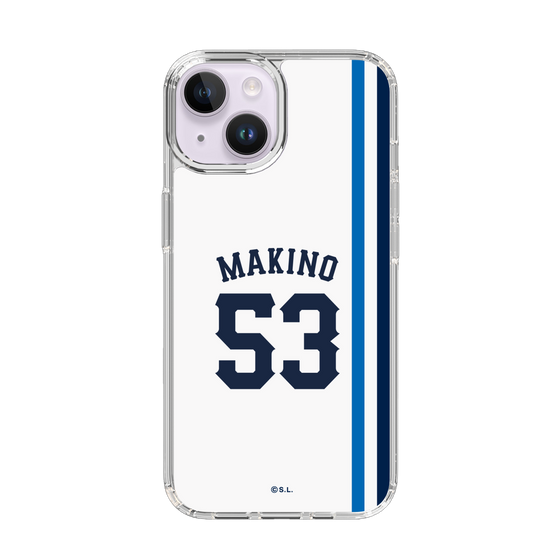 スリムプロテクションケース［ 埼玉西武ライオンズ- #53 MAKINO - ホーム ］