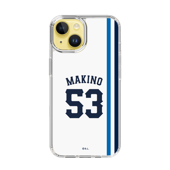 スリムプロテクションケース［ 埼玉西武ライオンズ- #53 MAKINO - ホーム ］