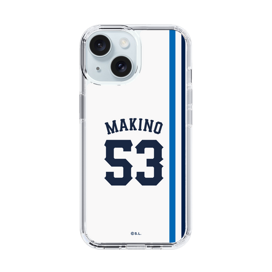 スリムプロテクションケース［ 埼玉西武ライオンズ- #53 MAKINO - ホーム ］