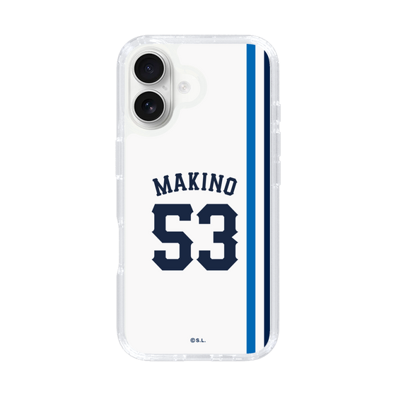 スリムプロテクションケース［ 埼玉西武ライオンズ- #53 MAKINO - ホーム ］