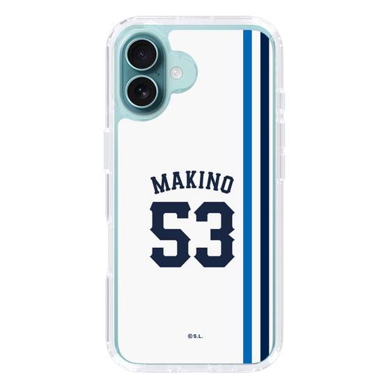 スリムプロテクションケース［ 埼玉西武ライオンズ- #53 MAKINO - ホーム ］