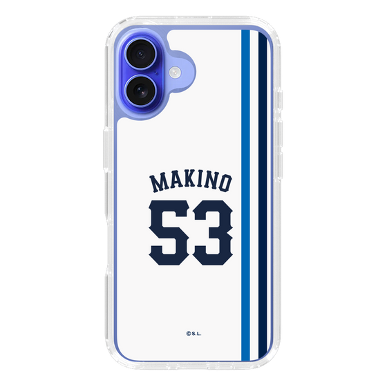 スリムプロテクションケース［ 埼玉西武ライオンズ- #53 MAKINO - ホーム ］