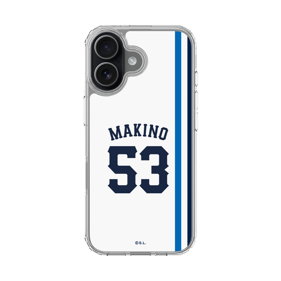 スリムプロテクションケース［ 埼玉西武ライオンズ- #53 MAKINO - ホーム ］
