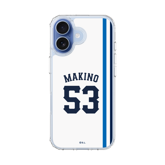 スリムプロテクションケース［ 埼玉西武ライオンズ- #53 MAKINO - ホーム ］