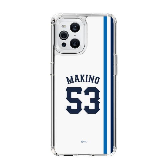 スリムプロテクションケース［ 埼玉西武ライオンズ- #53 MAKINO - ホーム ］