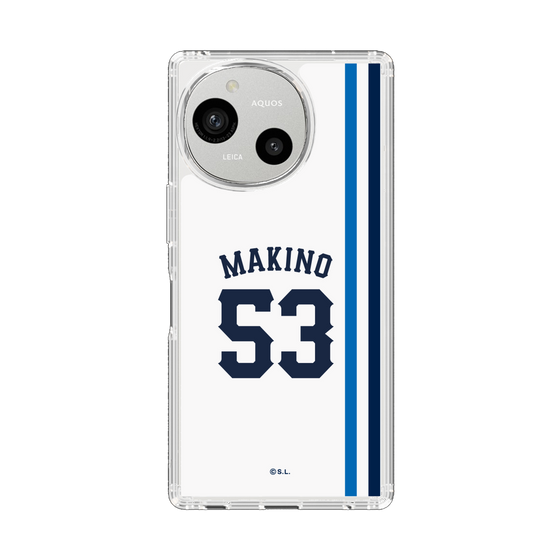 スリムプロテクションケース［ 埼玉西武ライオンズ- #53 MAKINO - ホーム ］
