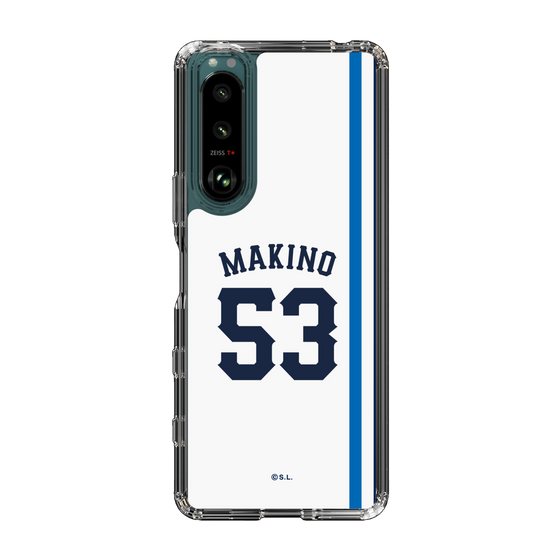 スリムプロテクションケース［ 埼玉西武ライオンズ- #53 MAKINO - ホーム ］