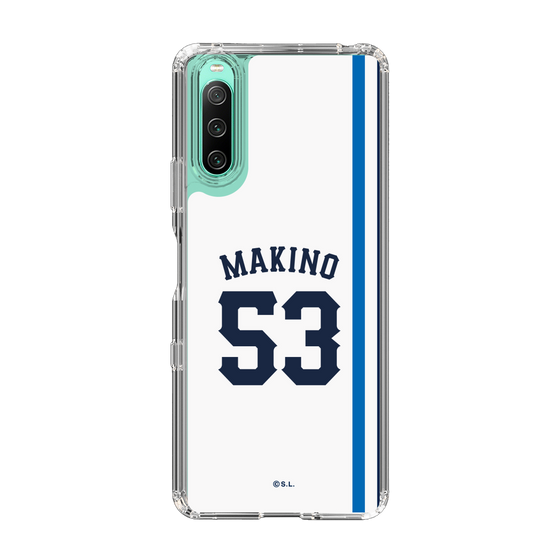スリムプロテクションケース［ 埼玉西武ライオンズ- #53 MAKINO - ホーム ］
