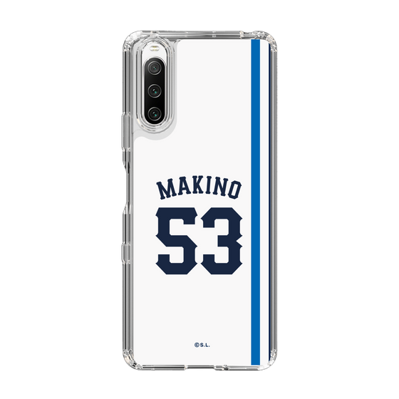 スリムプロテクションケース［ 埼玉西武ライオンズ- #53 MAKINO - ホーム ］