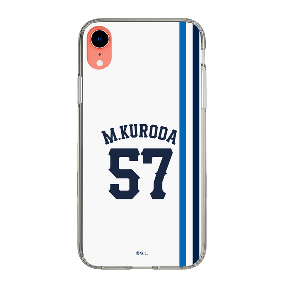 スリムプロテクションケース［ 埼玉西武ライオンズ- #57 KURODA - ホーム ］