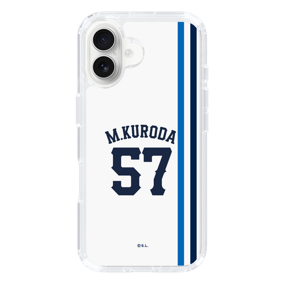 スリムプロテクションケース［ 埼玉西武ライオンズ- #57 KURODA - ホーム ］