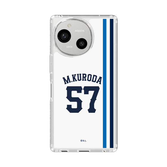 スリムプロテクションケース［ 埼玉西武ライオンズ- #57 KURODA - ホーム ］