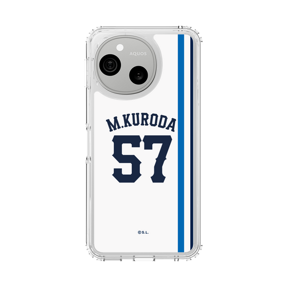 スリムプロテクションケース［ 埼玉西武ライオンズ- #57 KURODA - ホーム ］