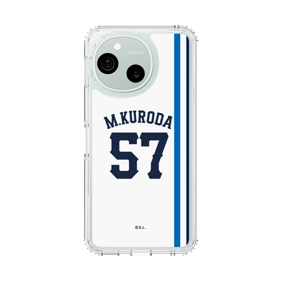 スリムプロテクションケース［ 埼玉西武ライオンズ- #57 KURODA - ホーム ］