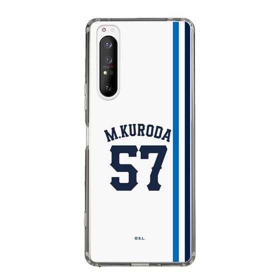 スリムプロテクションケース［ 埼玉西武ライオンズ- #57 KURODA - ホーム ］