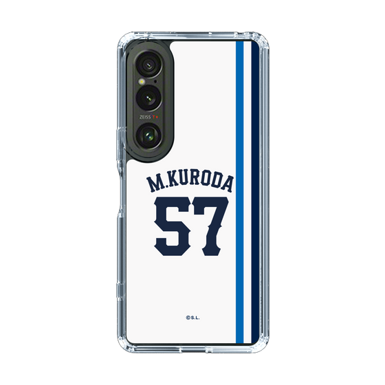 スリムプロテクションケース［ 埼玉西武ライオンズ- #57 KURODA - ホーム ］