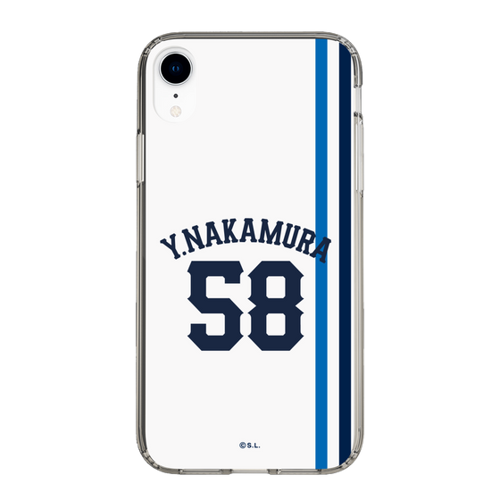スリムプロテクションケース［ 埼玉西武ライオンズ- #58 NAKAMURA - ホーム ］