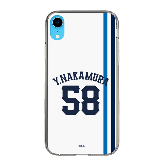スリムプロテクションケース［ 埼玉西武ライオンズ- #58 NAKAMURA - ホーム ］