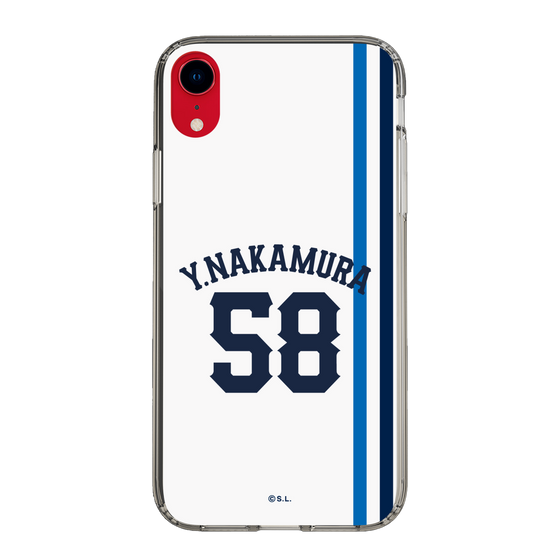 スリムプロテクションケース［ 埼玉西武ライオンズ- #58 NAKAMURA - ホーム ］